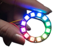 Neopixel 12'li Halka 5050 RGB Led WS2812 - Thumbnail