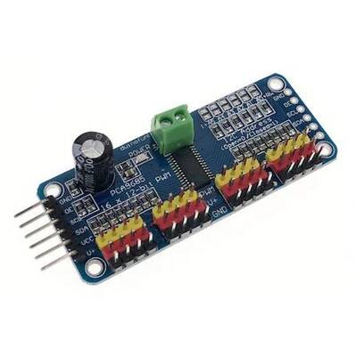 PCA9685 16 Kanal 12 Bit PWM - Servo Motor Sürücü Devresi I2C Modülü