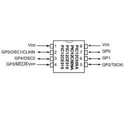 PIC12C509A-04/P 8-Bit 4MHz Mikrodenetleyici DIP8