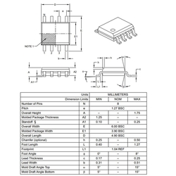 PIC12F1571 I/SN SMD SOIC-8 8-Bit 32MHz Mikrodenetleyici - Thumbnail