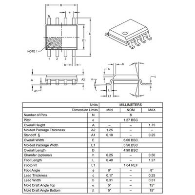 PIC12F1571 I/SN SMD SOIC-8 8-Bit 32MHz Mikrodenetleyici