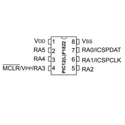 PIC12F1822 I/SN SOIC-8 SMD 8-Bit 32MHz Mikrodenetleyici - Thumbnail