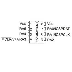 PIC12F1822 I/SN SOIC-8 SMD 8-Bit 32MHz Mikrodenetleyici