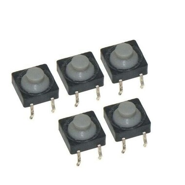  - Plastik Başlı Buton 8x8x2