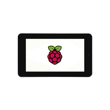 Raspberry Pi 7 inç Kapasitif Ön Kamerali Dokunmatik Ekran-Muhafaza Kutulu - Thumbnail