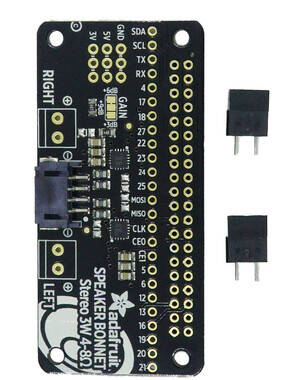 Raspberry Pi I2S 3W Stereo Hoparlör Ses Karti- 3 ve 4 Uyumlu