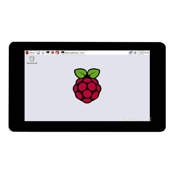 Raspberry Pi için 7 inç Kapasitif Dokunmatik IPS Ekran 1024×600