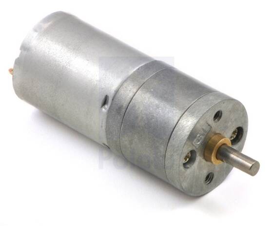 Redüktörlü DC Motor 227:1 6V 25mm 25rpm