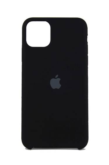 Siyah Apple İphone 11 Pro Max İçi Süet Lansman Kılıf