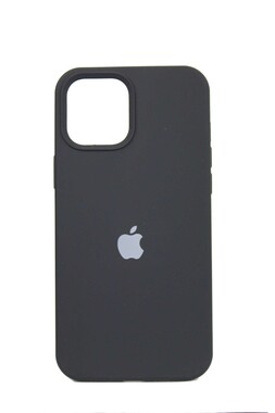  - Siyah Apple İphone 12 Pro Max İçi Süet Lansman Kılıf