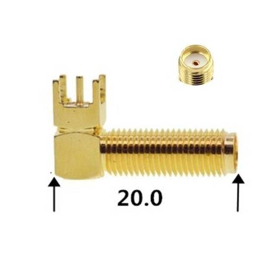 SMA-KWE-14 Coaxial Konnektör