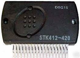 SANYO - STK412-420 AUDIO POWER AMPLIFIER IC