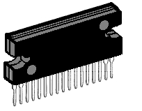 TOSHIBA - TA8221AL HZIP-17 AUDIO ENTEGRE