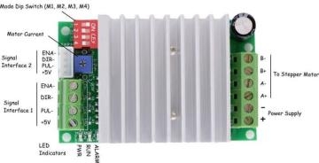 TB6600 4.5A Step Motor Sürücü v1.2 - Thumbnail