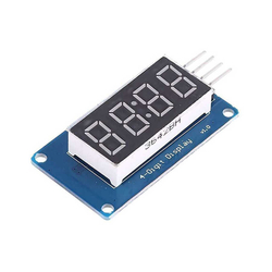 China - TM1637 4'lü 7 Segment Display Modülü Kırmızı