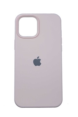  - Toz Pembe Apple İphone 12 Pro Max İçi Süet Lansman Kılıf