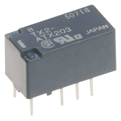 TX2-12V 12VDC 2A 2PNC Telekom Panasonic Röle