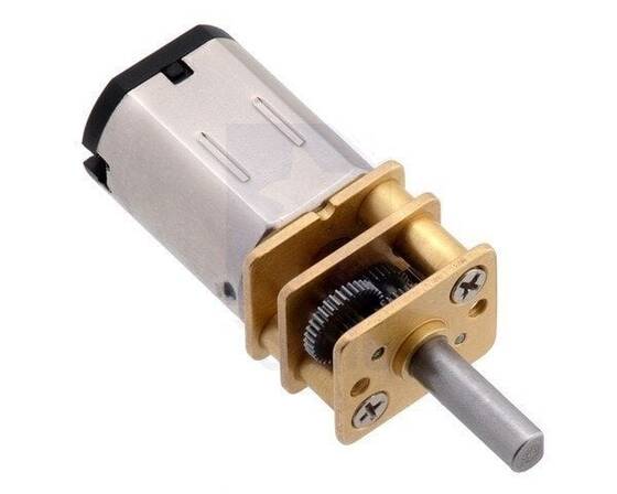 Yüksek Güçlü Mikro Metal Motor 12V 320rpm 100:1