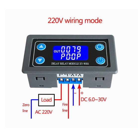 Zaman Ayarlı Röle Modülü XY-WJ01